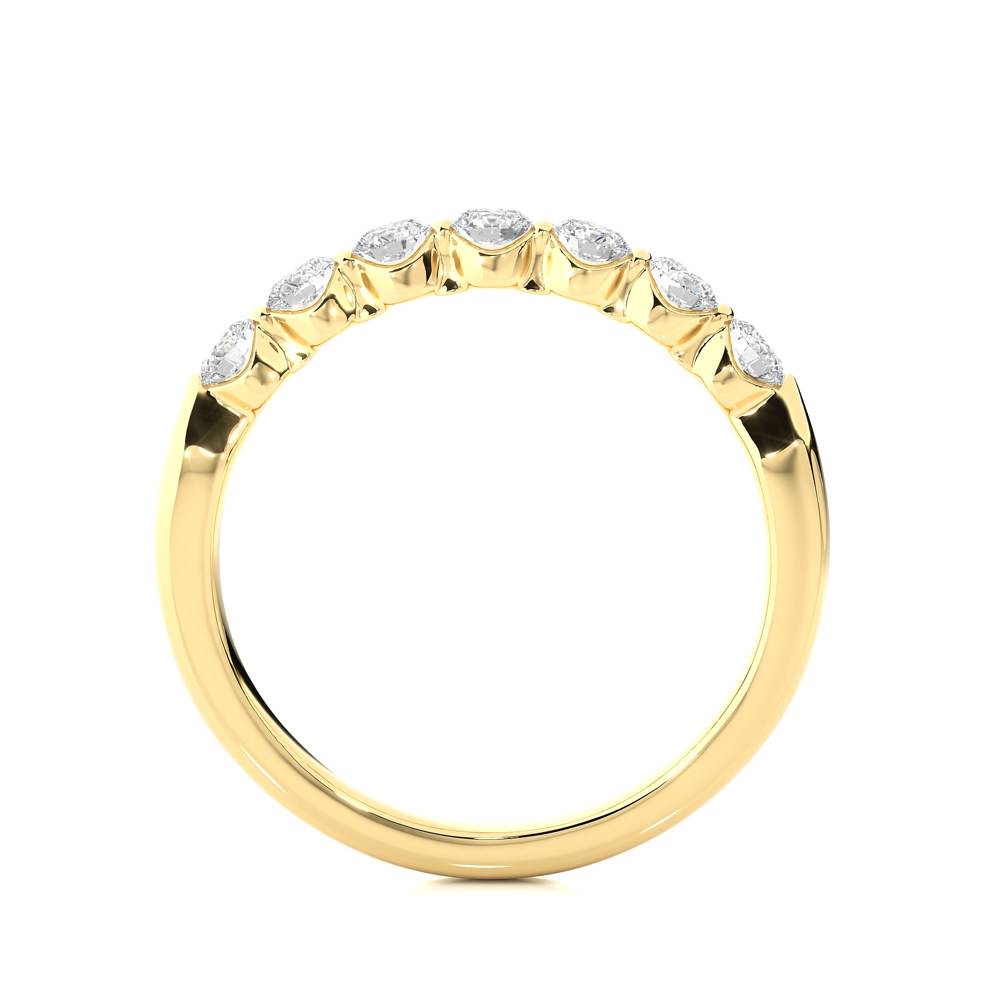 0.52 Carat IJ Color VS1 Clarity Diamond Studded Natural Diamond Ring.